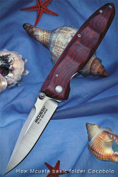 Нож Mcusta basic folder Cocobolo (MC-0014)